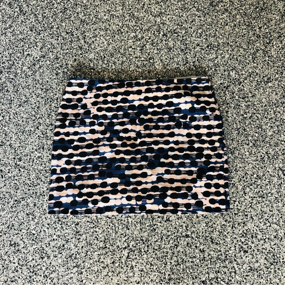 Diane Von Furstenberg ✦ Polka Dot Mini Skirt (size 6)